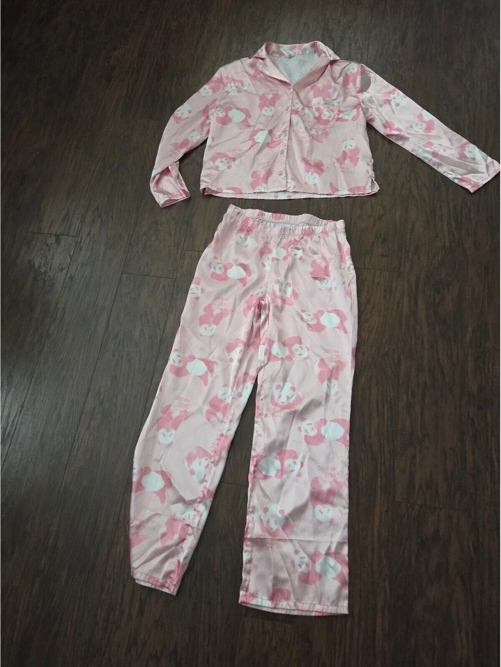 Justice satin pajamas